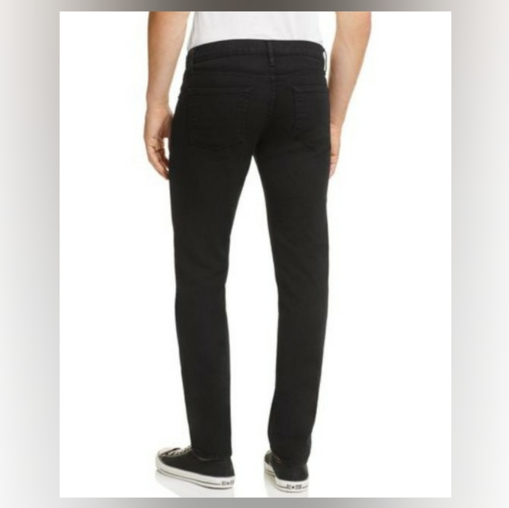 mens j brand tyler slim stretch black twill pants - Picture 6 of 8